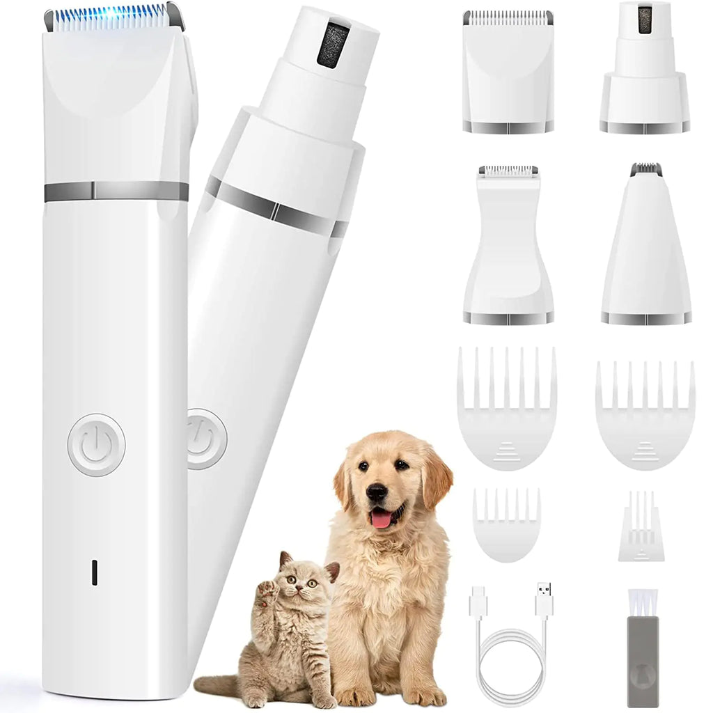 Rechargeable Veeconn Cordless Low Noise Grooming Clippers Pet Kit