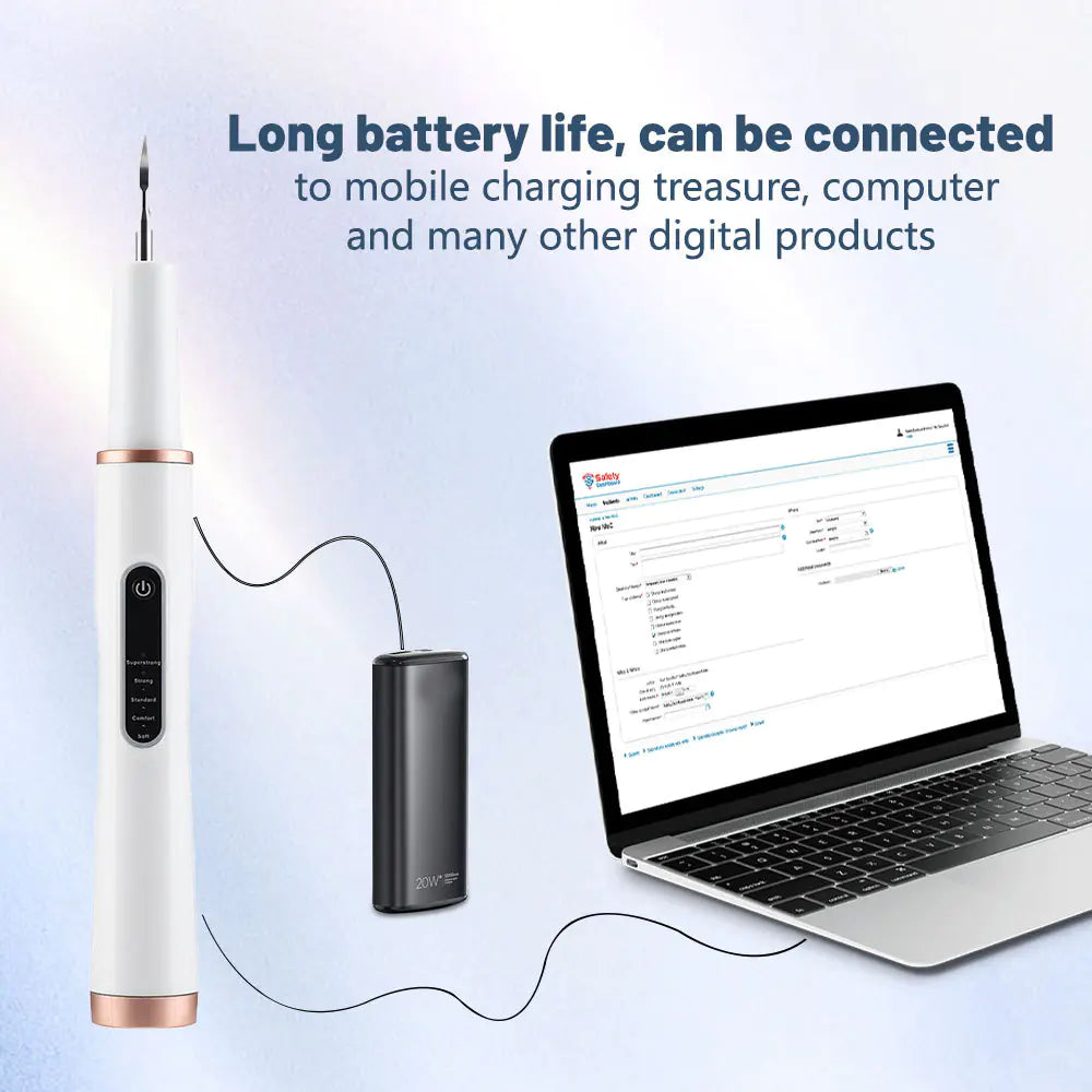 Ultrasonic Electric Tooth Plaque Removal Cleaner