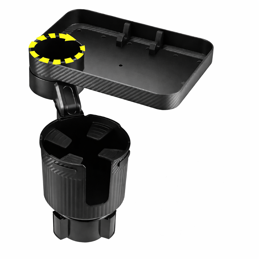 Multi-Purpose Car Cup Holder Food Tray